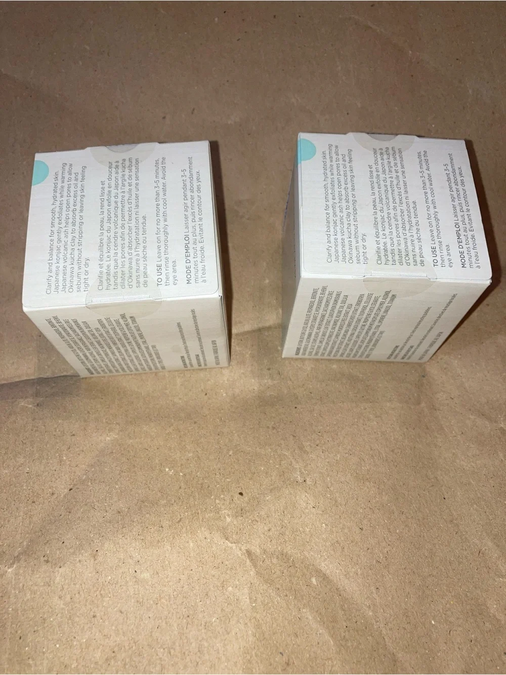 2 x tatcha the clarifying mask 50ml